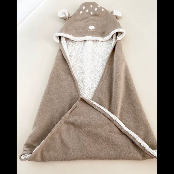 Pottery Barn Hooded Forest Friend Blanket - Picture 2 of 2